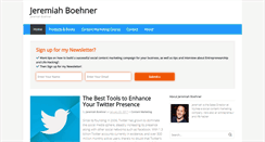 Desktop Screenshot of jeremiahboehner.com